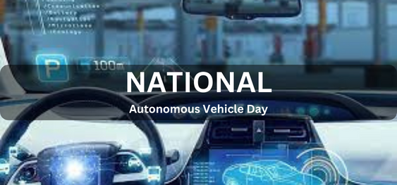National Autonomous Vehicle Day [राष्ट्रीय स्वायत्त वाहन दिवस]